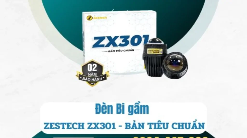 Đèn bi gầm Zestech ZX301 bản tiêu chuẩn