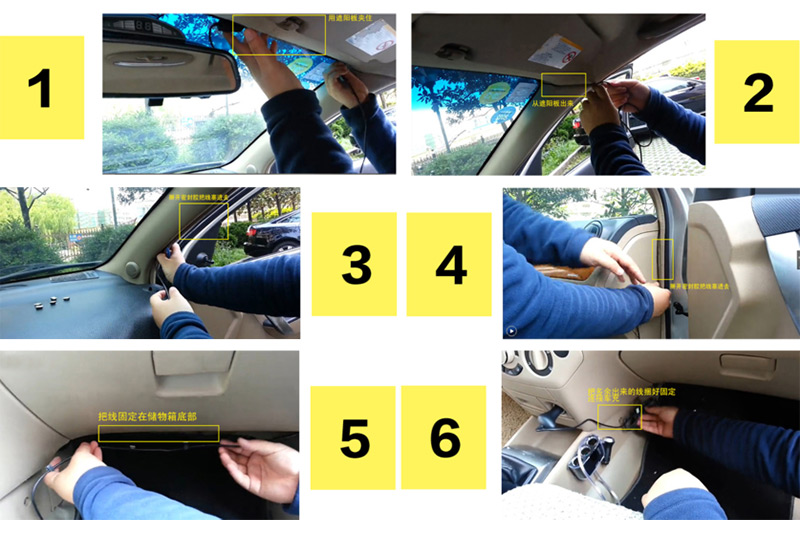 các bước gắn cam hành trình tại Hiệp Nano