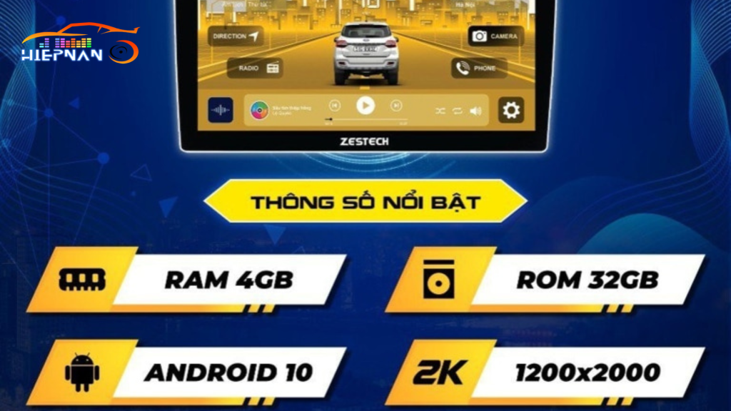 Cấu hình chi tiết của màn hình Zestech ZT 2K 360