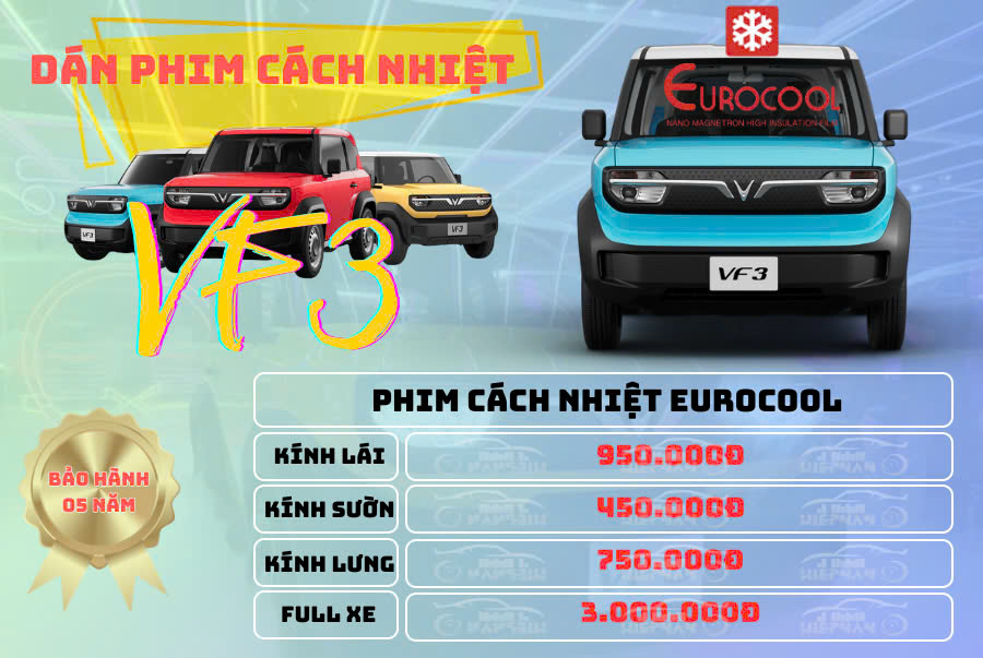 giá phim cách nhiệt Eurocool