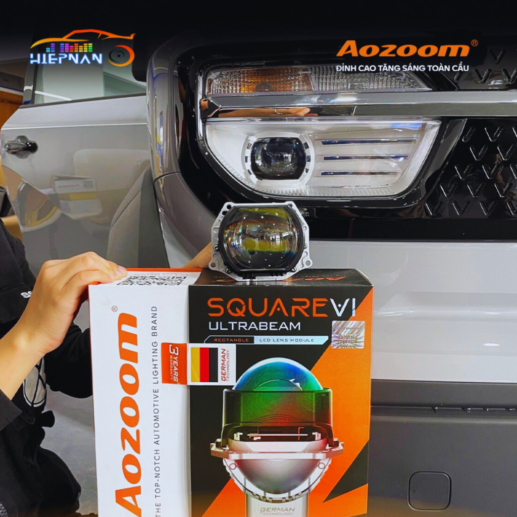 Đèn Bi LED AOZOOM SQUARE V1 cho vf3